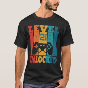 Camiseta Nível Personalizado Desbloqueado Oferta Engraçada