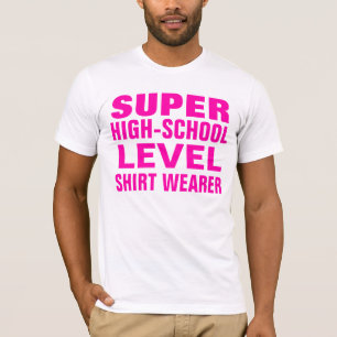 Camiseta nível super do segundo grau de luxe