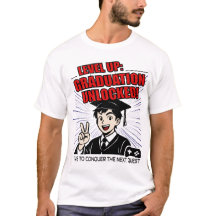 Nível Superior: Graduação Desbloqueada! T-Shirt An