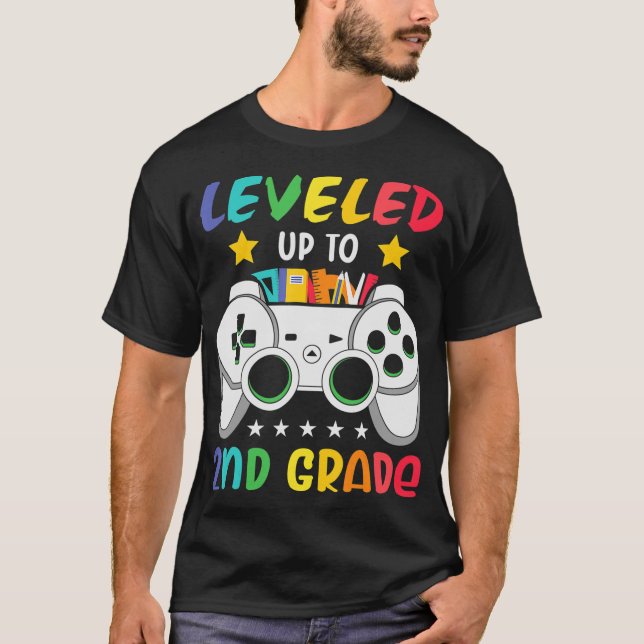 Camiseta Nivelado Até segundo Garoto De Segundo Grau (Frente)