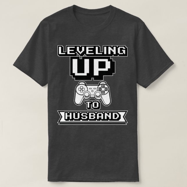 Camiseta Nivelamento Até Ao Marido (37) (Frente do Design)