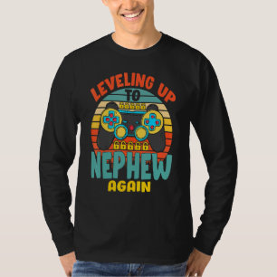 Camiseta Nivelamento Até Sobrinho Novamente Anúncio De Grav