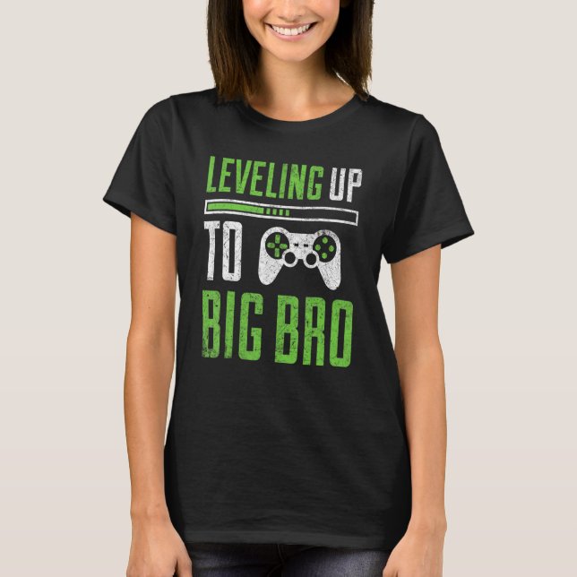 Camiseta Nivelando até o Big Bro T-Shirt Promovido ao Big B (Frente)