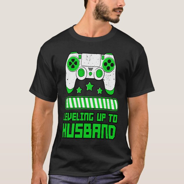 Camiseta Nivelando Até O Controle De Jogo De Namorado De Jo (Frente)