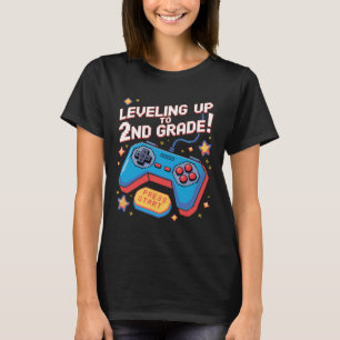 Camiseta Nivelando Até Pix Pixelado De 8 Bits De Jogador De
