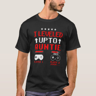 Camiseta Nivelando Até Tia 2023 Gamer Em Breve Para Ser Tia