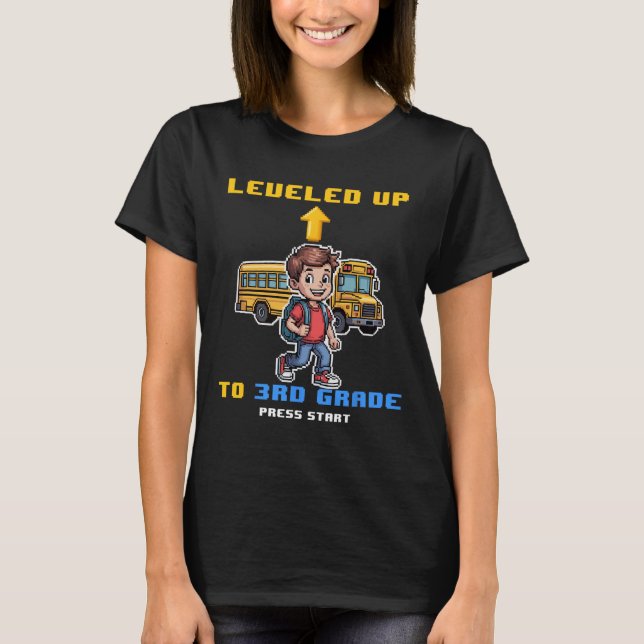 Camiseta Nivelando Ck De 3º Grau Para O Jogo Engraçado Da E (Frente)