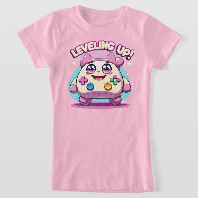 Camiseta Nivelando! Gaming Controller Kawaii Tee (Postura )