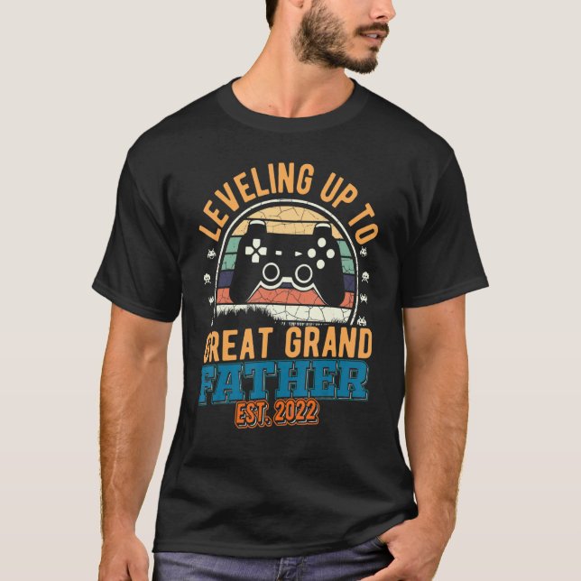 Camiseta Nivelando o Excelente do Gamer para Jogos do G Avô (Frente)