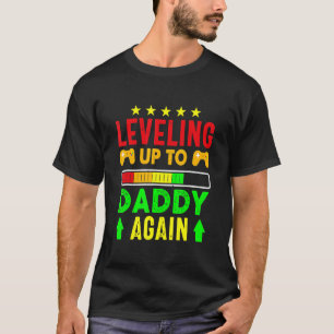 Camiseta Nivelando Para O Pai Novamente Jogador Esperando U