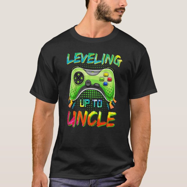 Camiseta Nivelando Para O Tio Video Gamer Tie Dye Colour (Frente)