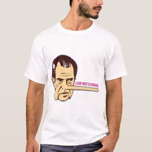 Camiseta Nixon, eu não sou um trapaceiro