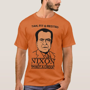 Camiseta Nixon Não sou um Crook 1988