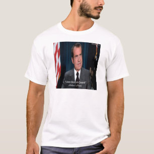 Camiseta Nixon & Não Um Ladrão Citação