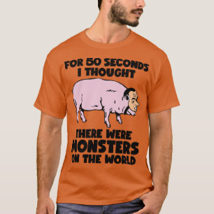 Camiseta Nixon Pig Monstros No Mundo