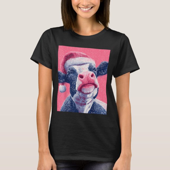 Camiseta Nk Christmas Cow  (Frente)