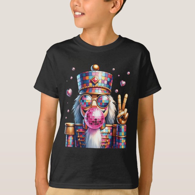 Camiseta Nk Disco Nutcracker Bubblegum Christmas For Men Wo (Frente)