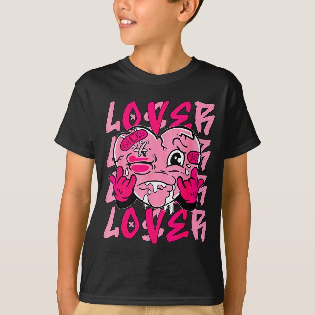 Camiseta Nk Loser Lover Nk Drip Heart Matching Tee For Men  (Frente)