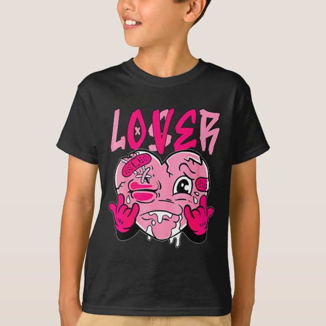 Camiseta Nk Loser Lover Nk Drip Heart Matching Tee For Men  (Frente)