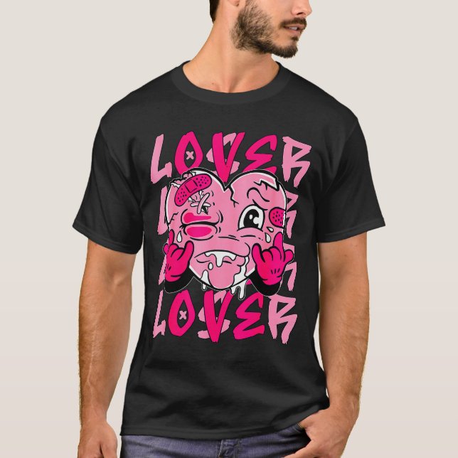 Camiseta Nk Loser Lover Nk Drip Heart Matching Tee For Men  (Frente)