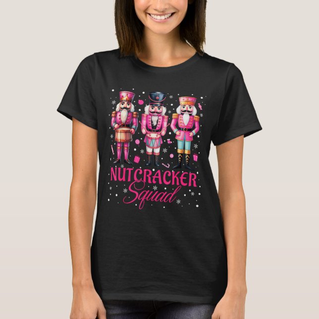 Camiseta Nk Nutcracker Squad Nk Christmas Ballet Xmas Women (Frente)
