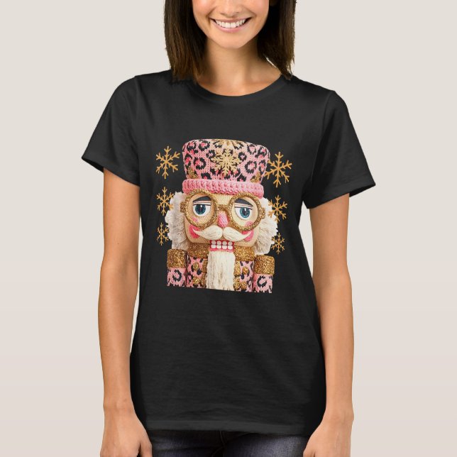 Camiseta Nk Nutcracker Squad Xmas Nk Christmas Pajamas Wome (Frente)