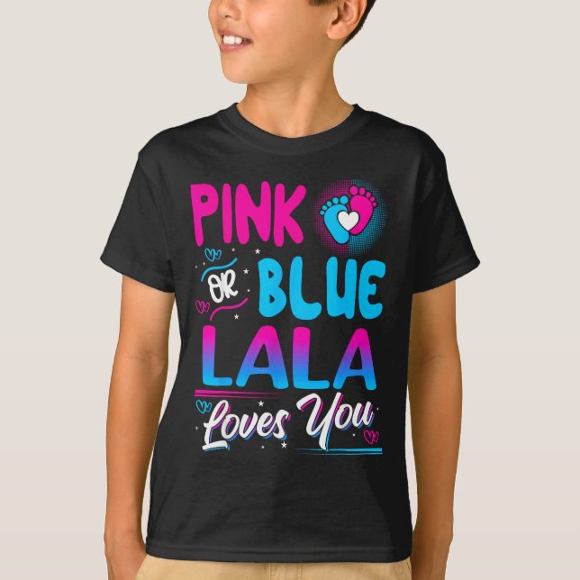 Camiseta Nk Or Blue Lala Loves You New Baby  (Frente)