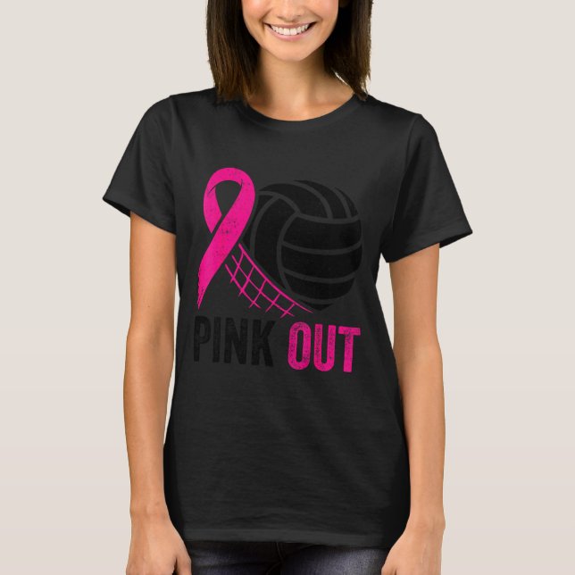 Camiseta Nk Out Volleyball Breast Cancer Awareness Nk Ribbo (Frente)