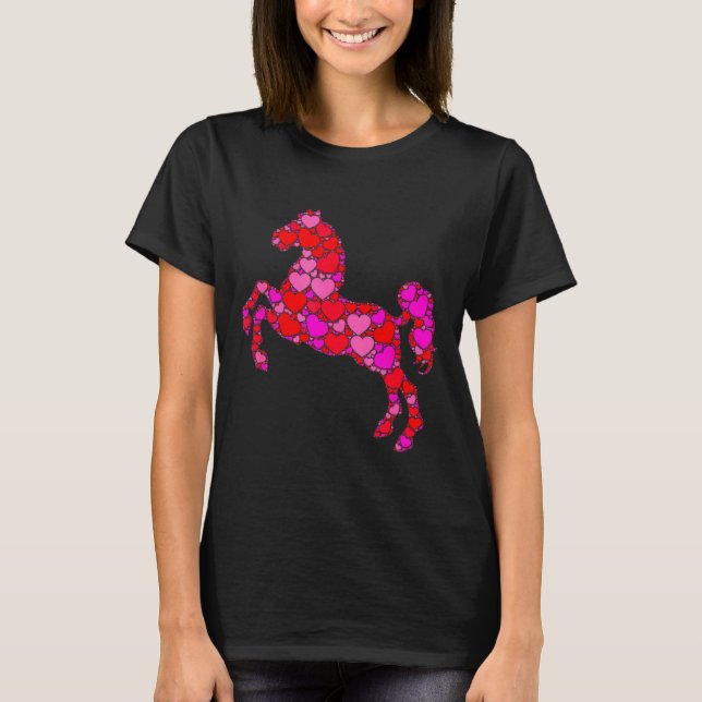 Camiseta Nk Red Heart Valentines Day For Women Girls Hors  (Frente)