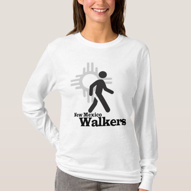 Camiseta NM Walkers com manga longa (Frente)