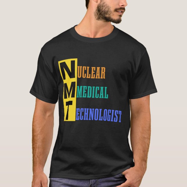 Camiseta NMT - Tecnólogo de Medicina Nuclear - NMT #lablife (Frente)