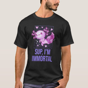 Camiseta No Axolote Imortal Memes Salamandra Mar Tendências