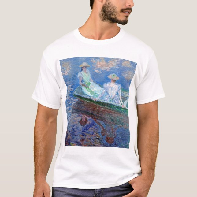 Camiseta No barco, Monet (Frente)