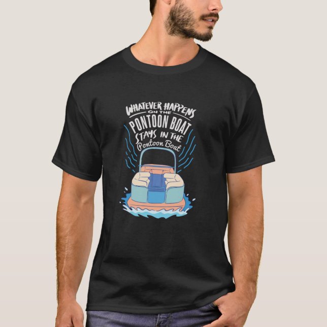 Camiseta No Barco Pontoon - Presente (Frente)