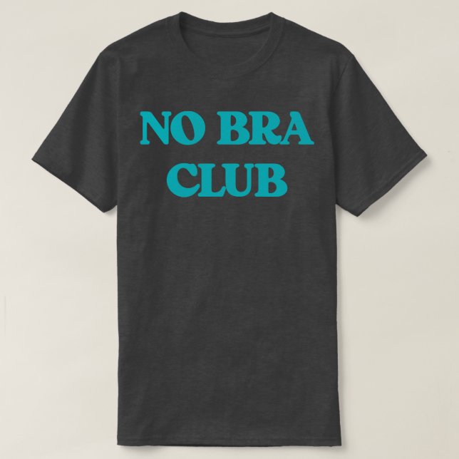 Camiseta No Bra Club v4 (Frente do Design)