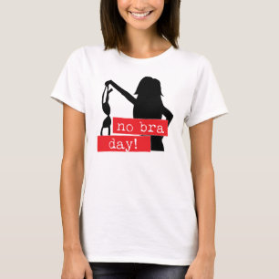 Camiseta No Bra Day, Tee Statement, Camisa Tumblr