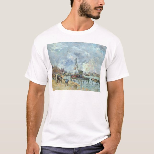Camiseta No cais de Bercy em Paris, 1874 (Frente)
