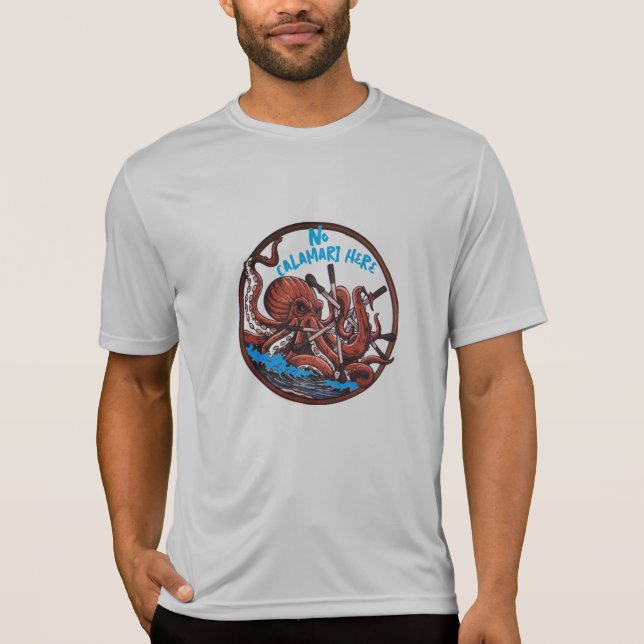 Camiseta no calamari here (Frente)