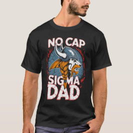 Camiseta No Cap Sigma Dad Viking Graphic Tee for Fathers