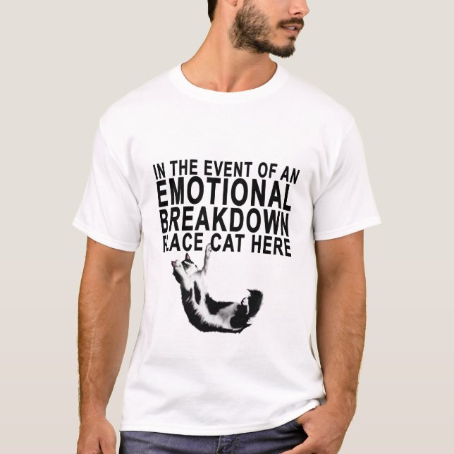 CAMISETA NO CASO DE UM CAT H DO LUGAR DA DIVISÃO EMOCIONAL (Frente)