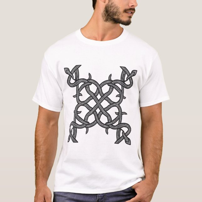Camiseta Nó Celta de Espinhos e Vinhas (Frente)