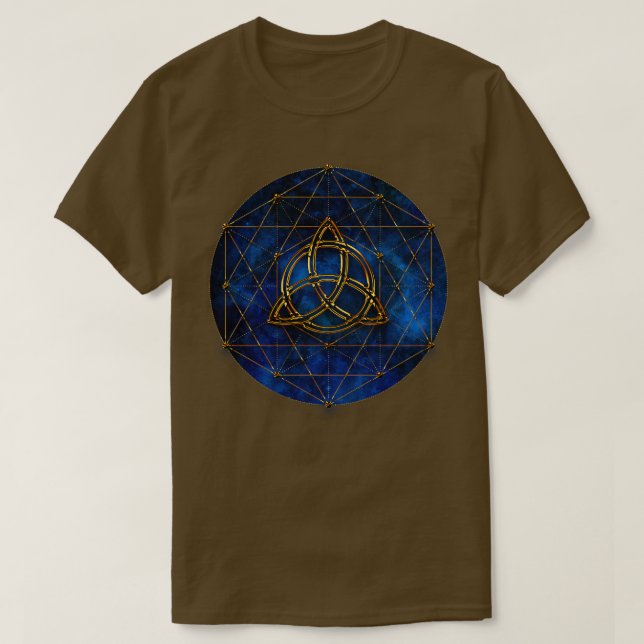 Camiseta Nó Celta Geometria Sagrada Espiritual (Frente do Design)