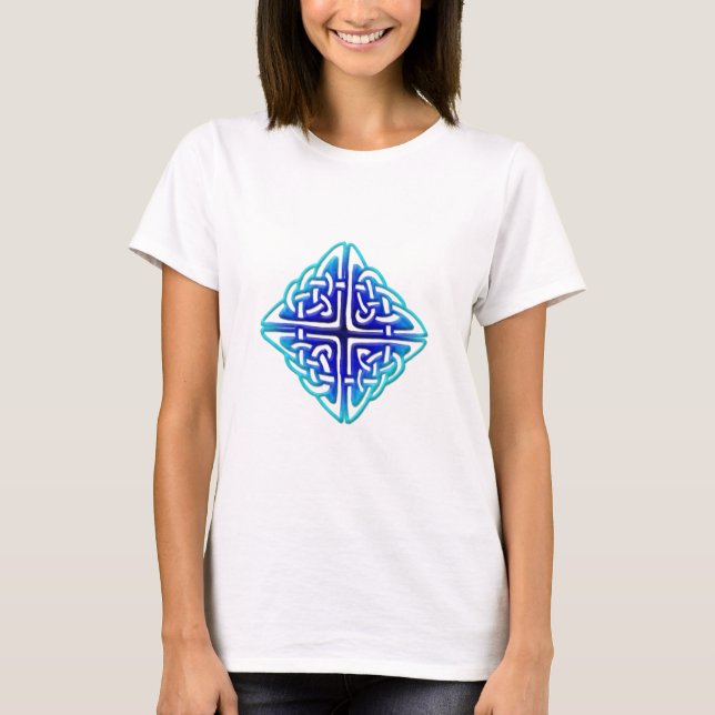 Camiseta Nó celta tradicional do diamante (Frente)