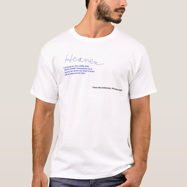 Camiseta No céu (Frente)