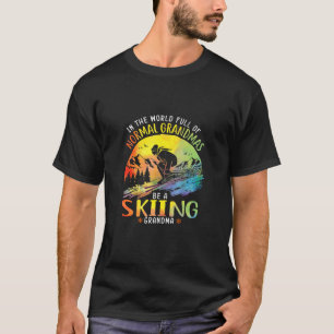 Camiseta No Cheio Mundial De Avós Normais Ser Um G De Esqui
