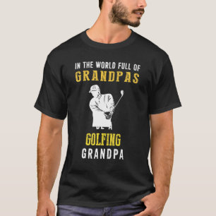 Camiseta No Cheio Mundial Dos Avós Seja Um Vovô Golfe