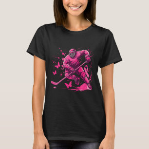 Camiseta (no Ck) Jogador de Hóquei no Gelo Conscientização