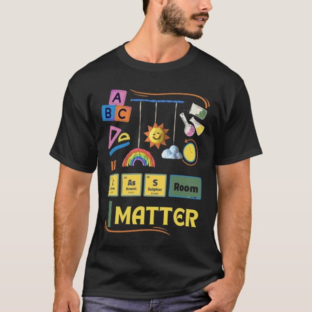 Camiseta No Clroom I Teacher Sticker (Frente)