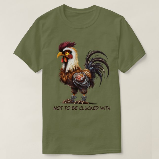 Camiseta No Clucking 01 (Frente do Design)