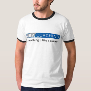 Camiseta No-COM azul T do logotipo